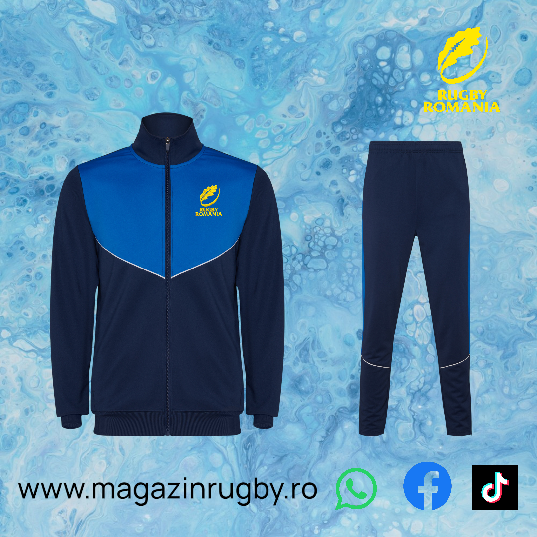 trening evans. Trening poliester navy/albastru - imagine 1