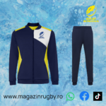 Trening poliester galben/navy/alb